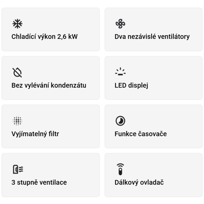 Mobilná klimatizácia REMKO MKT 255 Eco S-Line Mobilná klimatizácia REMKO MKT 255 Eco S-Line